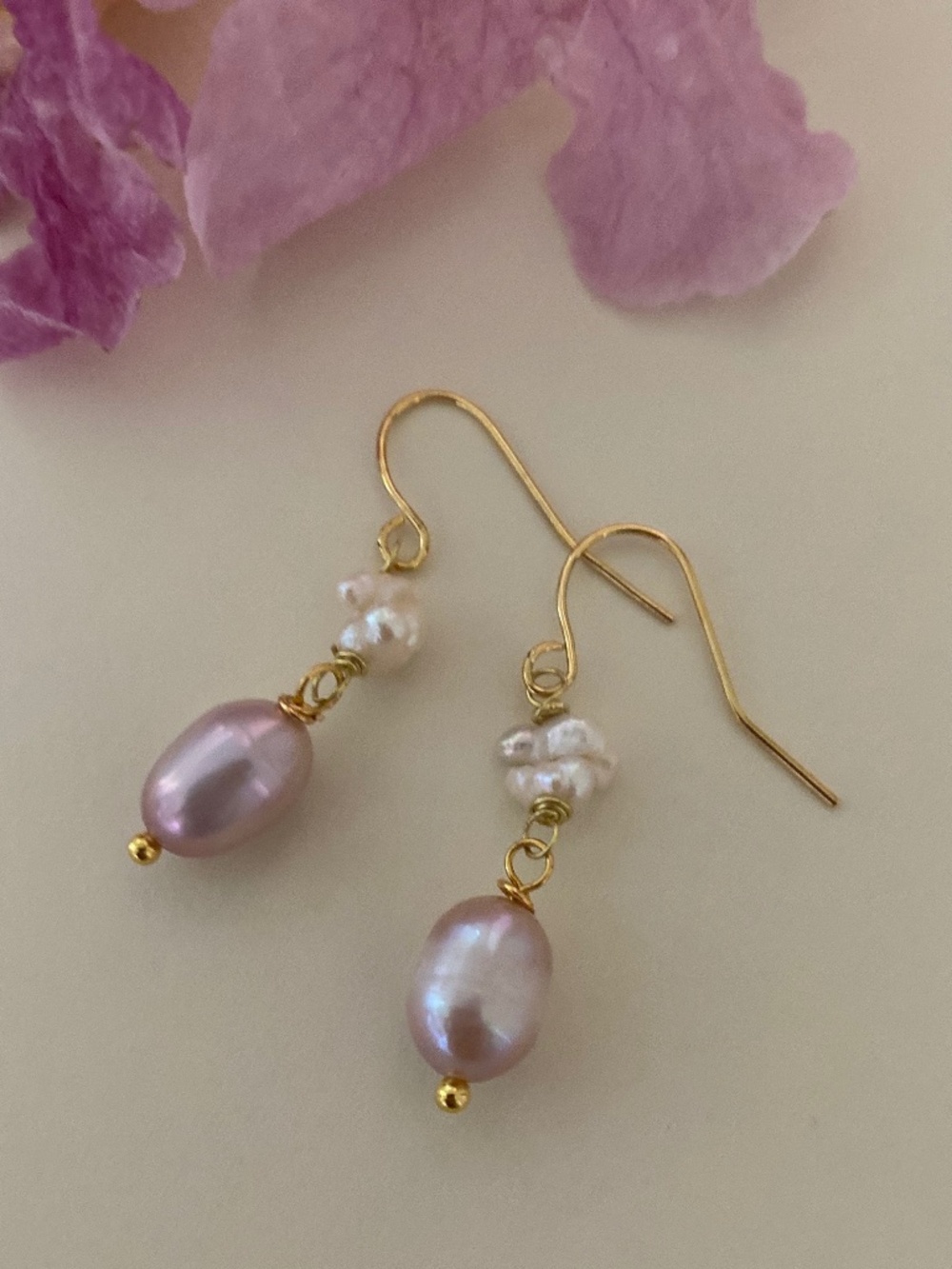 Handmade Freswater Pearl Earrings